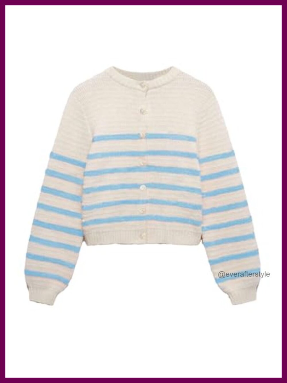 Cropped Long Sleeve Button Knit Cardigan Sweater Casual Fall Outerwear